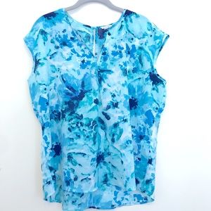 Turquoise Blouse Top by Sioni